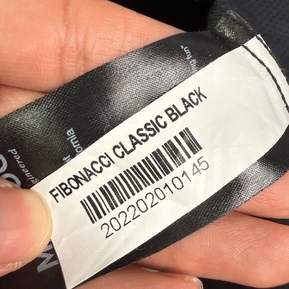 Maceoo Shirt Mens M (3) Black Fibonacci AngledLines Classic Tuxedo Italian - Picture 6 of 14